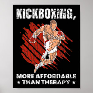 Poster La boxe thaïlandaise est une thérapie Drôle de box