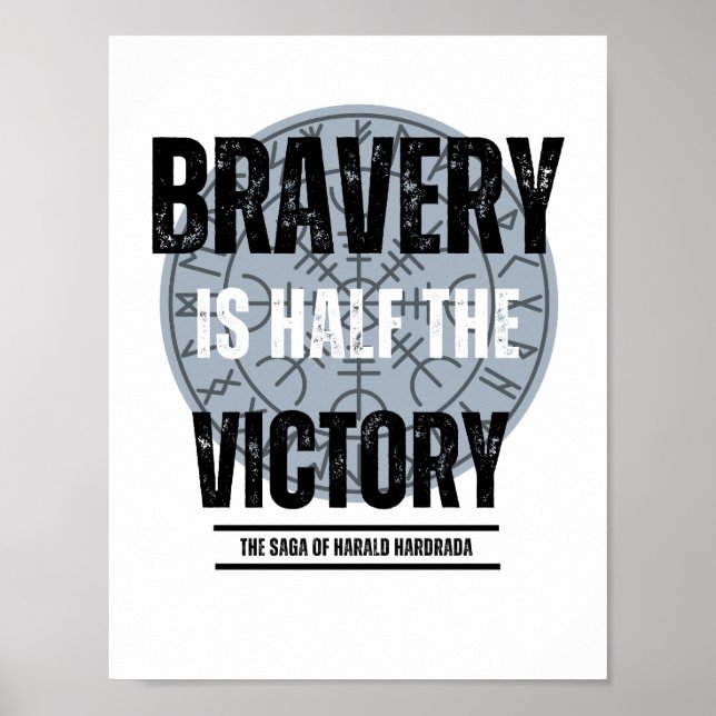 Poster La bravoure est la moitié de la victoire (Devant)