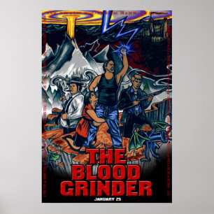 Poster La broyeur de sang - Un-Feuille théâtrale