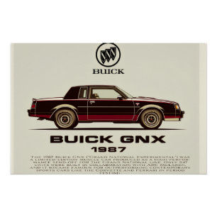 Poster La Buick GNX 1987