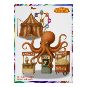 Poster La cabane de snacks du cirque d'Otto