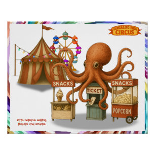 Poster La cabane de snacks du cirque d'Otto