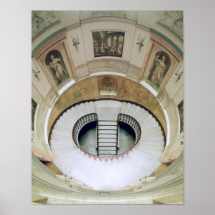 Poster La cage d'escalier, c.1776 construit