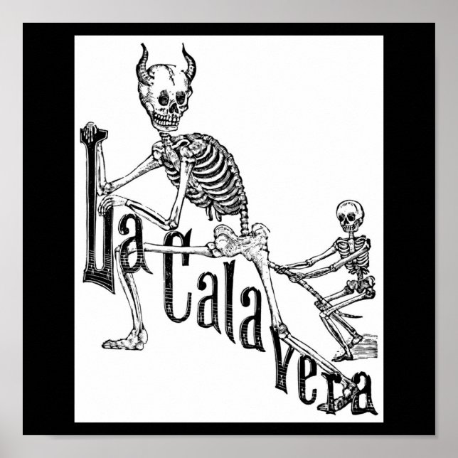Poster La Calavera Infernale. Le Jour des Morts. (Devant)