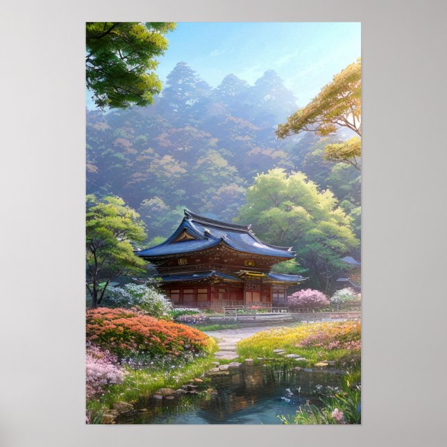 Poster La campagne japonaise (Devant)