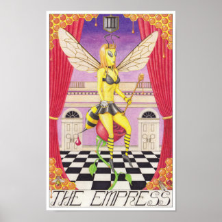 Poster La carte de tarot de l'Impératrice