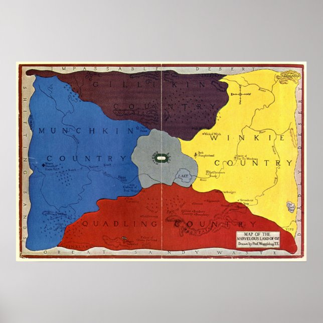 Poster La carte d'Oz (Devant)