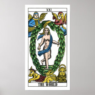 Poster La carte World Tarot