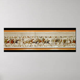 Poster La cavalerie normande attaque les Anglais