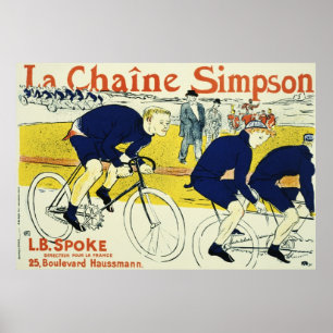 Poster La Chaine Simpson de Henri De Toulouse