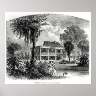 Poster La Chambre du planteur sur le Mississippi