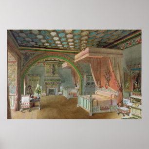 Poster La chambre rose du Château de Roquetaillade
