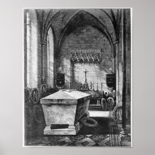 Poster La chapelle mortuaire de l'église Sainte-Marie (Devant)
