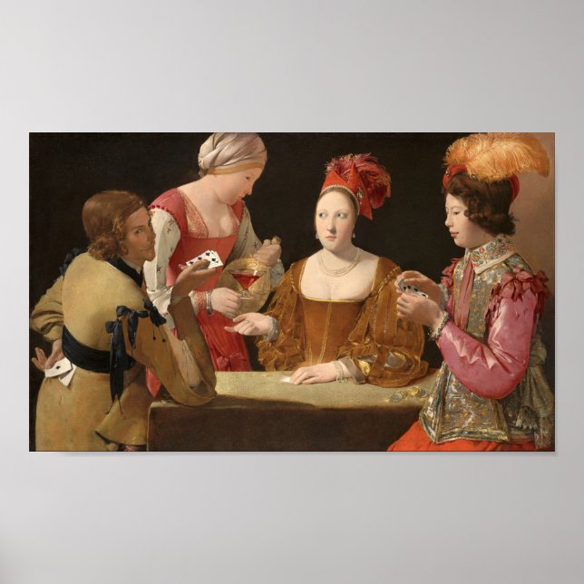 Poster La Cheat avec l'As des Clubs, La Tour (Devant)