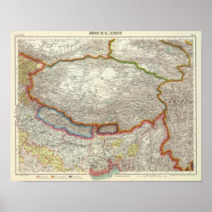 Poster La Chine et le Thibet