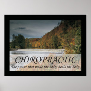 Poster La chiropratique guérit les citations du corps