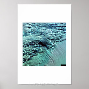 Poster La chute de glace, Glacier Lambert, Antarctique
