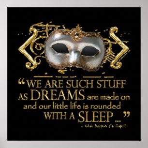 Poster La citation Tempest (version or)