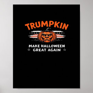 Poster La citrouille rend l'Halloween grand à nouveau cla