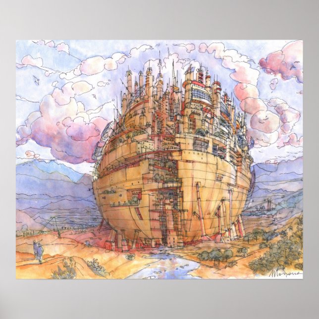 Poster La Citta' Sferica (Devant)