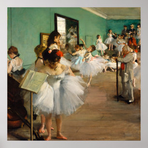 Poster La Classe de Danse (1874) 
