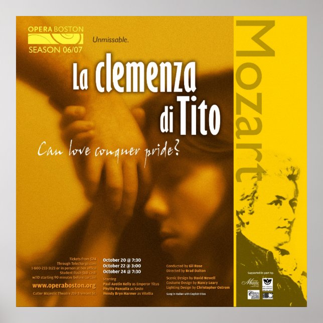 Poster La Clemenza di Tito2 (Devant)