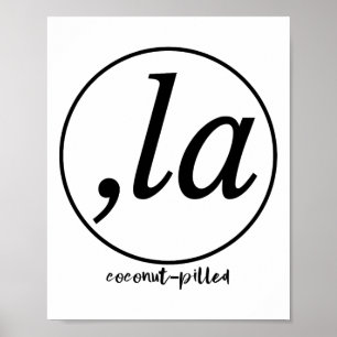 Poster La Coconut Pill Kamala Harris Femmes