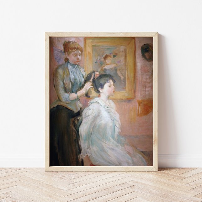 Poster La Coiffure | Berthe Morisot (Créateur téléchargé)