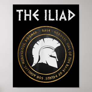 Poster La Colère Iliade De La Guerre De Troie D'Achille