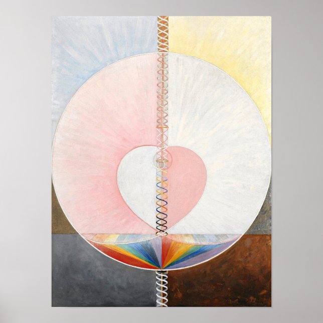 Poster La colombe, no 1, Hilma af Klint (Devant)