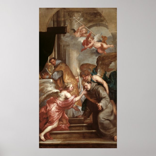 Poster La communion de Saint-Bonaventure (Devant)