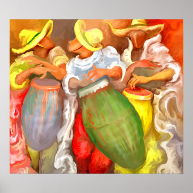 Poster "La Comparsa" Haut Contraste (Devant)