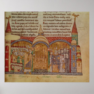 Poster La consécration de l'église chez Cluny