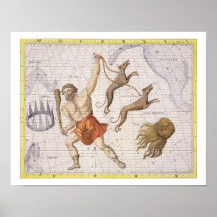 Poster La constellation de Bootes, plaquent 20 du 'atlas