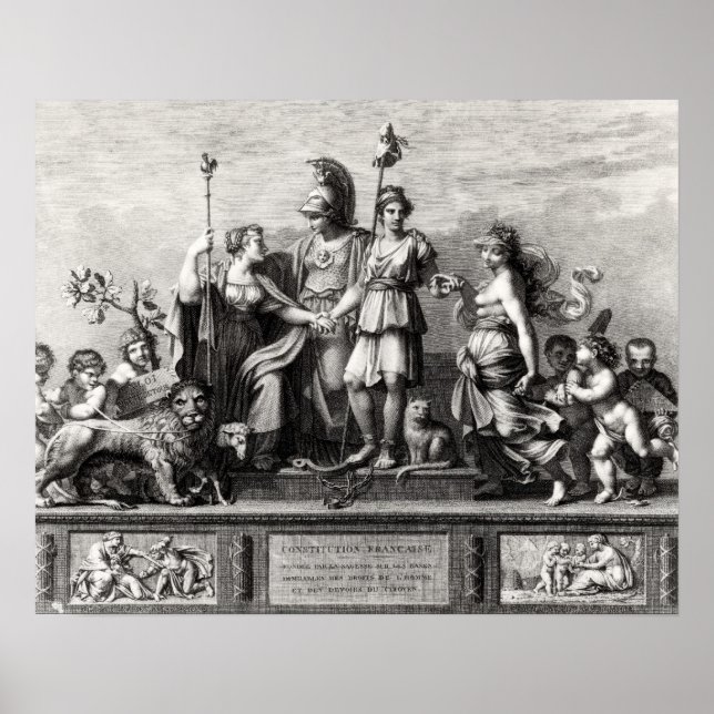 Poster La Constitution française (Devant)