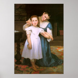 Poster La Coquille de William Bouguereau