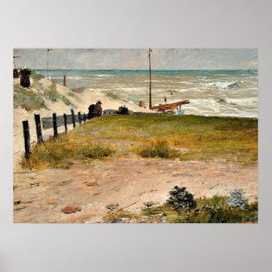 Poster La Côte des Pays-Bas, William Merritt Chase