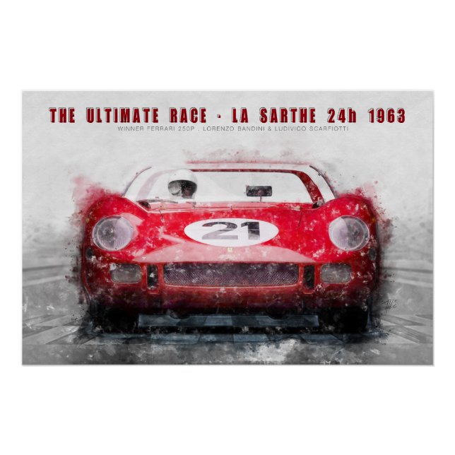 Poster La course ultime 1963 (Devant)