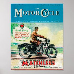 Poster La couverture du magazine du cycle automobile