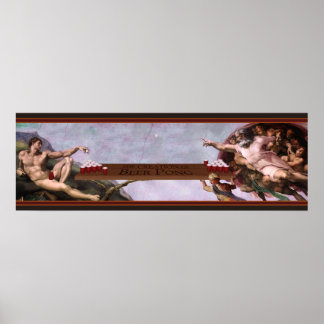 Poster La création de la bière Pong