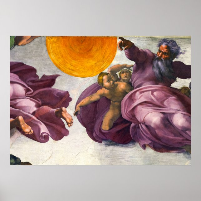 Poster La création du soleil, de la lune et des Plantes (Devant)