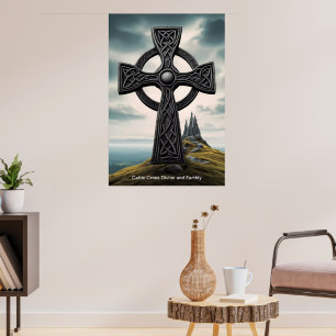 Poster La Croix celtique est un phare de l'espoir.