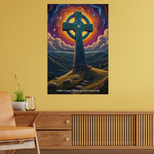 Poster La Croix celtique est un phare de l'espoir.