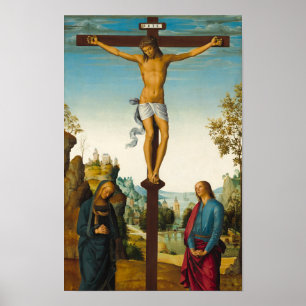 Poster La Crucifixion, 1485 par Pietro Perugino