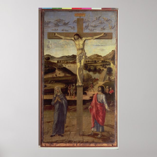 Poster La Crucifixion, c.1455 (Devant)