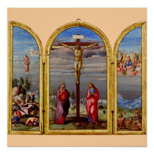 Poster La Crucifixion de Francesco Granacci