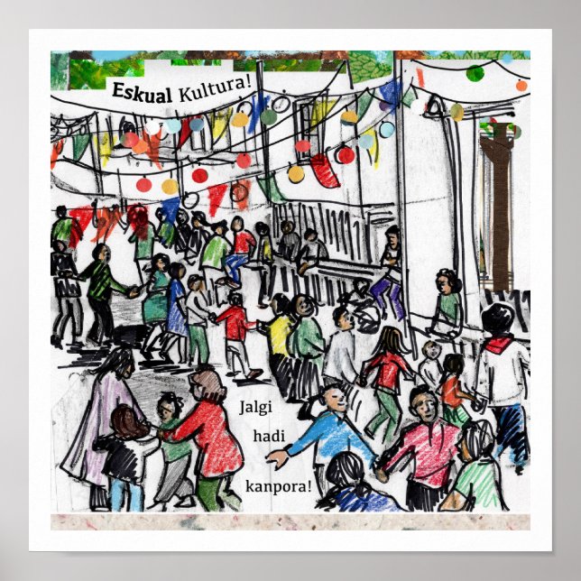 Poster La culture basque se développe dans le monde de il (Devant)