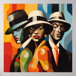 Poster La culture noire des années 1920 ravivée : Pop Art