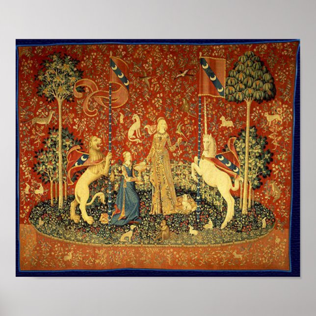 Poster La Dame à la licorne (Devant)