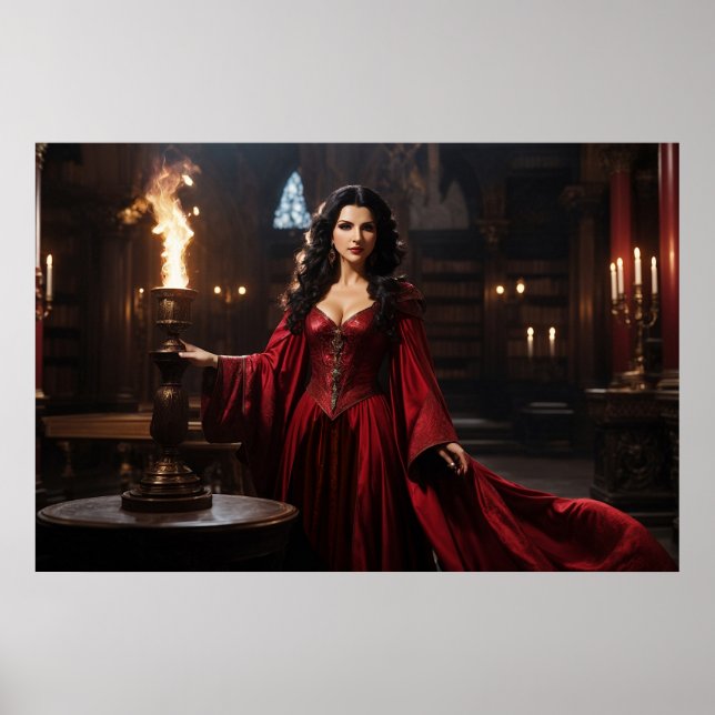 Poster La Dame de Magick (Devant)